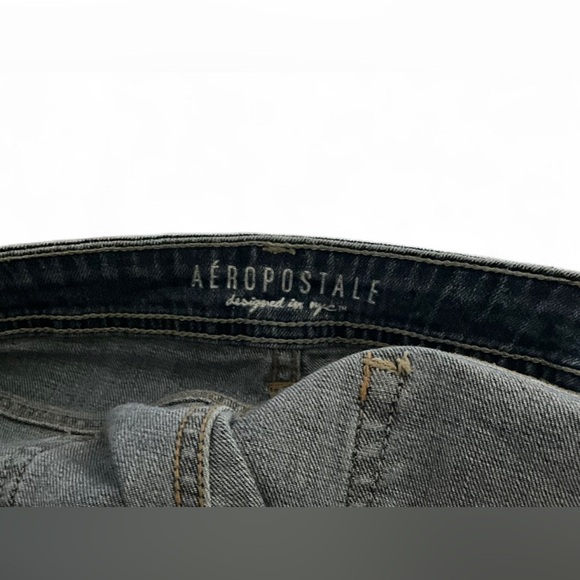 Aeropostale Dark Wash Flare Jeans High Rise NYC Style Women’s 14 Y2K Retro Denim - Picture 3 of 4